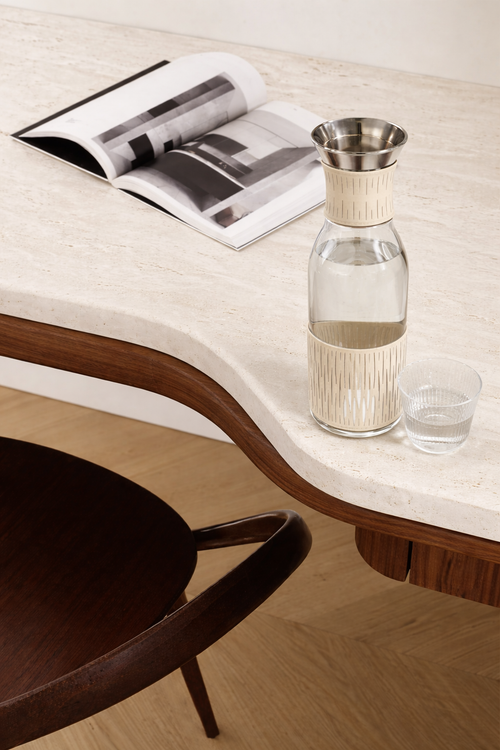 Leather Water Pitcher